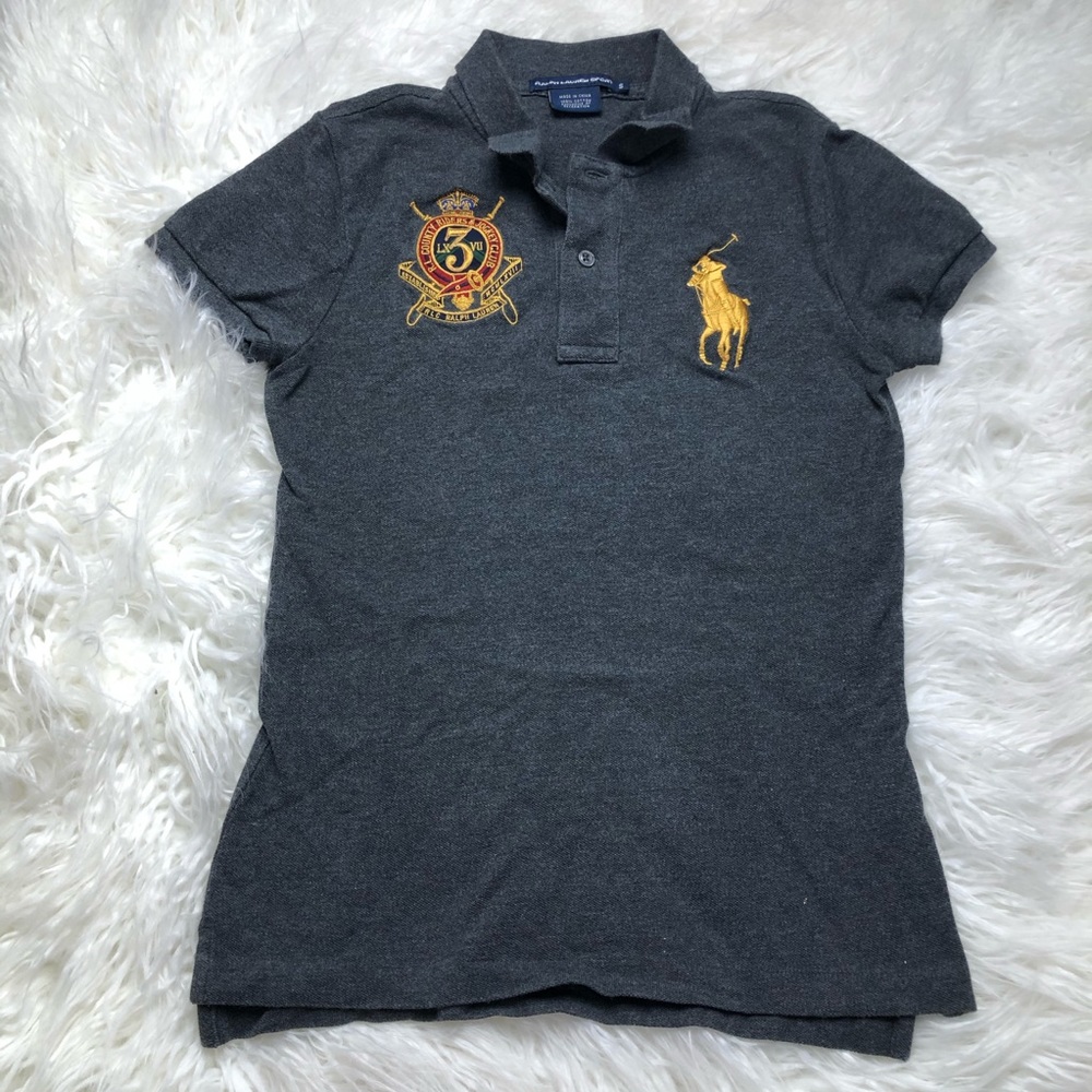 Ralph Lauren sport gray big pony polo 5979